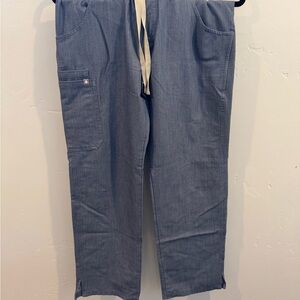 Figs blue heather kade scrub bottoms